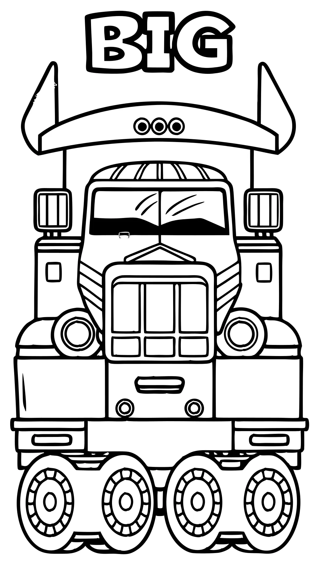 printable coloring pages of trucks